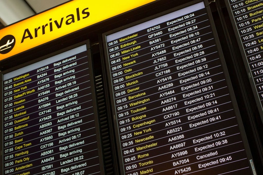 Reino Unido: más cancelaciones que reservas y necesidad de liberar viajes