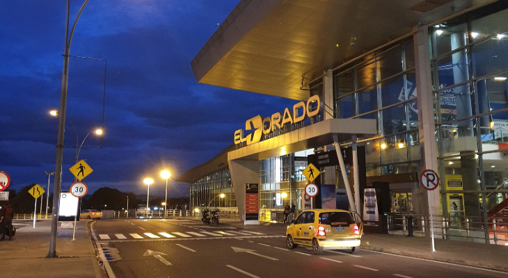 La terminal aérea de Bogotá, una de las preferidas por los viajeros de todo el continente