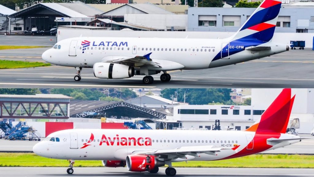 Continúa el conflicto entre Latam y Avianca por la irregularidad en permisos de viajes