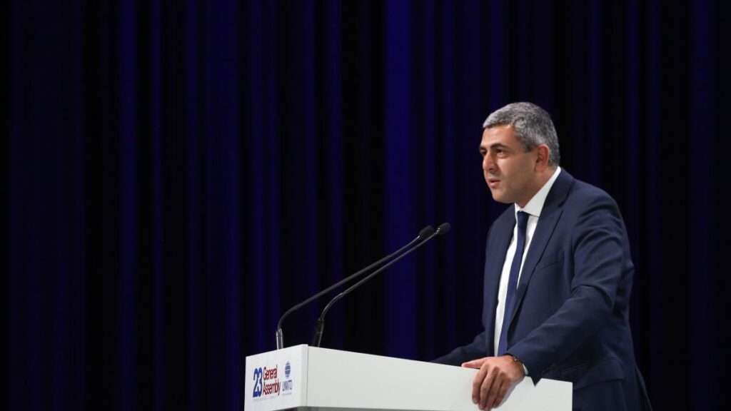 Pololikashvili: “Un país en guerra no puede liderar el turismo”