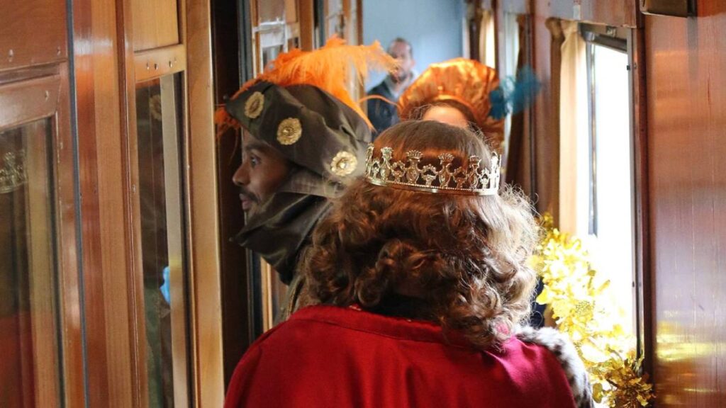 El Tren de los Reyes Magos vuelve a recorrer Madrid