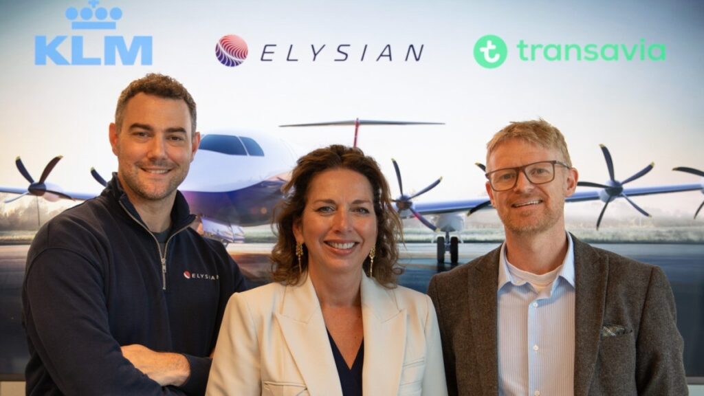 Vuelos eléctricos: KLM, Transavia y Elysian impulsan la aviación del futuro