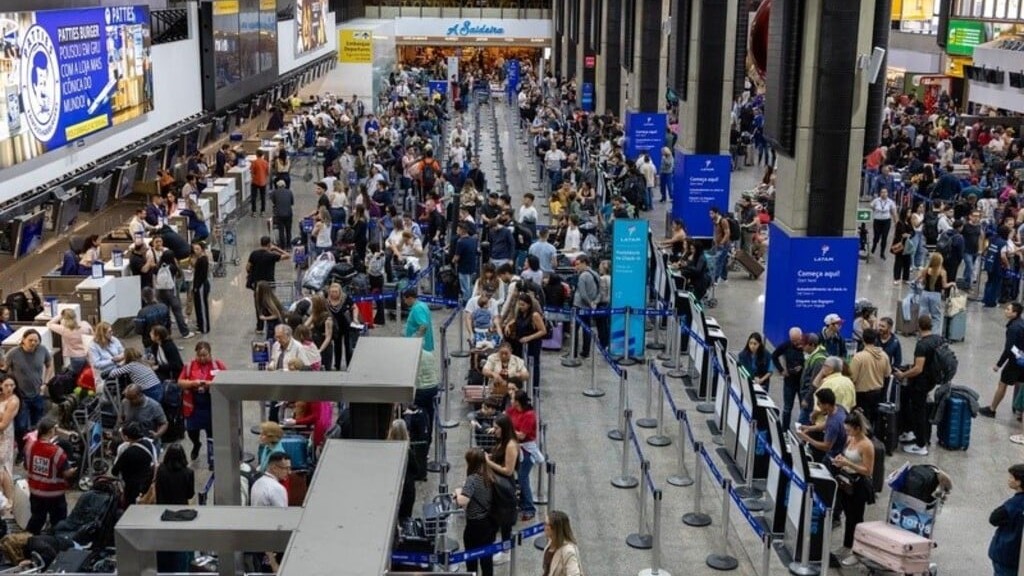 Tres grandes aeropuertos concentran el tráfico aéreo del sudeste de Brasil