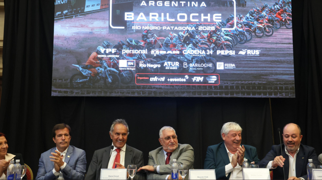 Bariloche será sede del Mundial de Motocross MXGP Argentina 2026 y refuerza el turismo