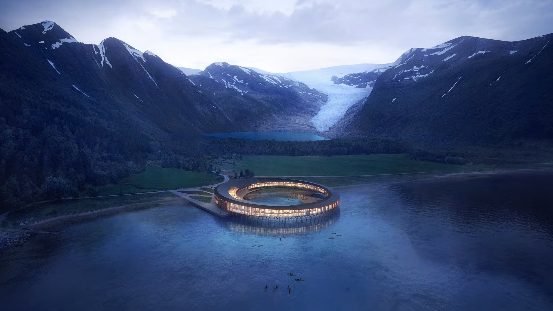 Svart: el hotel de Noruega diseñado para producir más energía de la que consume