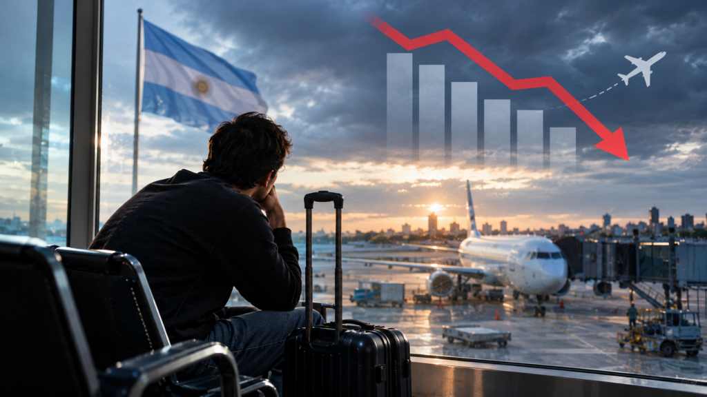 Argentina pierde más del 21% de sus turistas extranjeros en septiembre